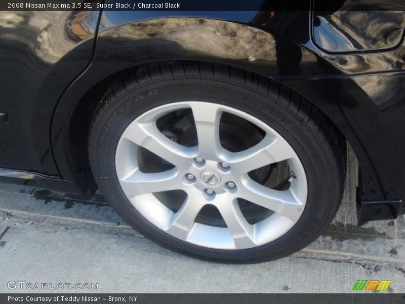 Super Black / Charcoal Black 2008 Nissan Maxima 3.5 SE