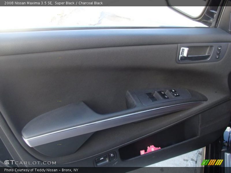 Super Black / Charcoal Black 2008 Nissan Maxima 3.5 SE
