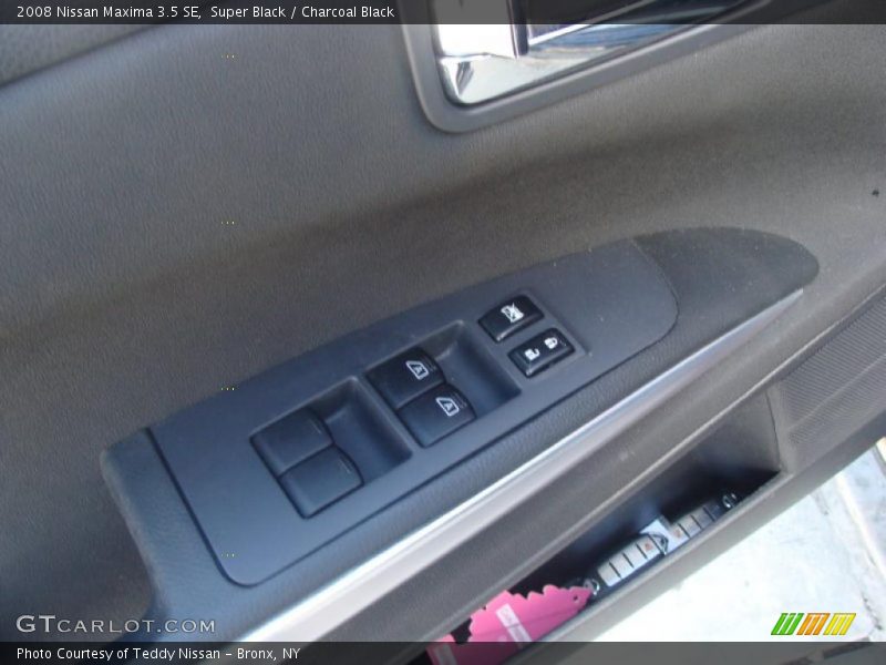 Super Black / Charcoal Black 2008 Nissan Maxima 3.5 SE