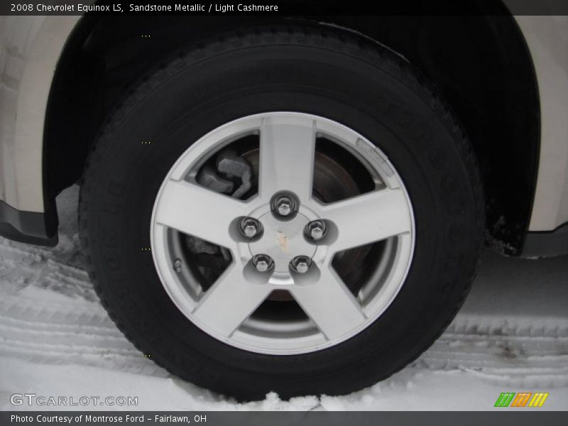 Sandstone Metallic / Light Cashmere 2008 Chevrolet Equinox LS