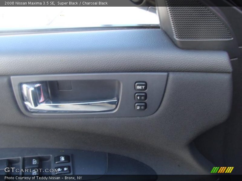 Super Black / Charcoal Black 2008 Nissan Maxima 3.5 SE