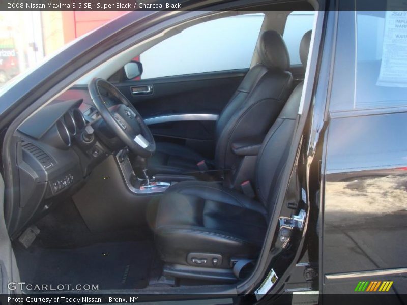Super Black / Charcoal Black 2008 Nissan Maxima 3.5 SE