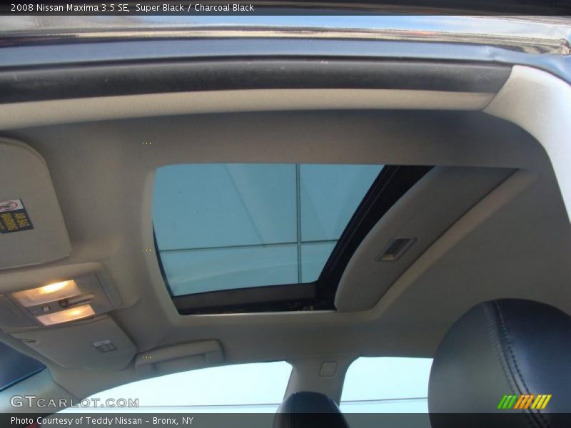 Super Black / Charcoal Black 2008 Nissan Maxima 3.5 SE