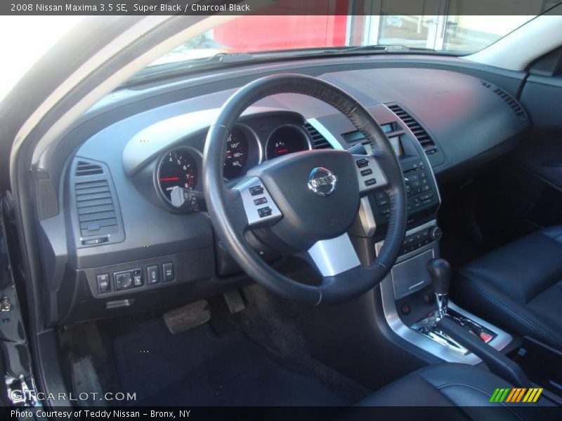 Super Black / Charcoal Black 2008 Nissan Maxima 3.5 SE