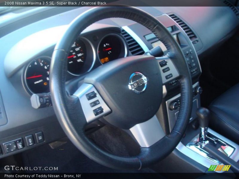 Super Black / Charcoal Black 2008 Nissan Maxima 3.5 SE