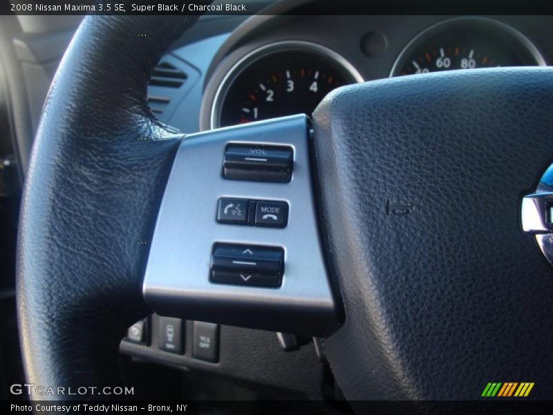 Super Black / Charcoal Black 2008 Nissan Maxima 3.5 SE