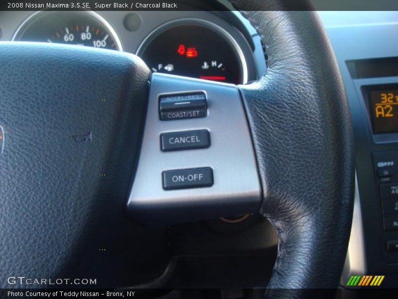 Super Black / Charcoal Black 2008 Nissan Maxima 3.5 SE