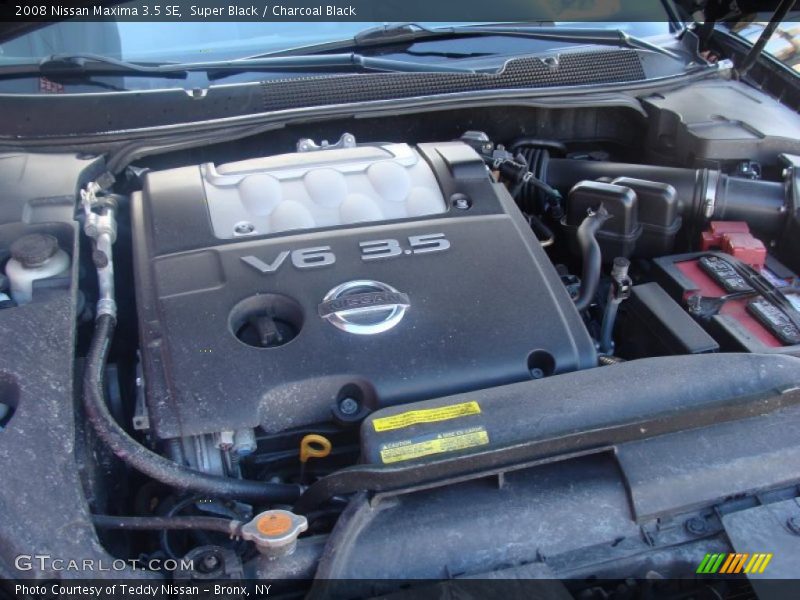 Super Black / Charcoal Black 2008 Nissan Maxima 3.5 SE