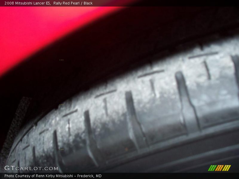 Rally Red Pearl / Black 2008 Mitsubishi Lancer ES