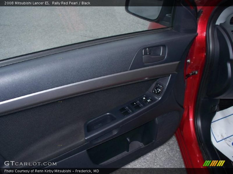 Rally Red Pearl / Black 2008 Mitsubishi Lancer ES