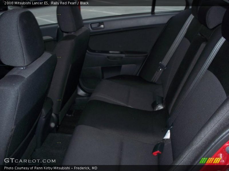 Rally Red Pearl / Black 2008 Mitsubishi Lancer ES