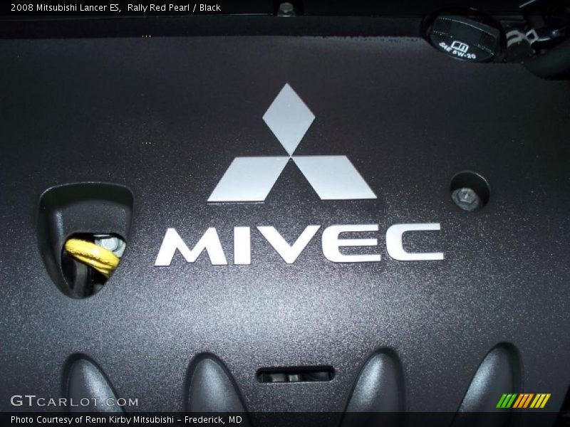 Rally Red Pearl / Black 2008 Mitsubishi Lancer ES