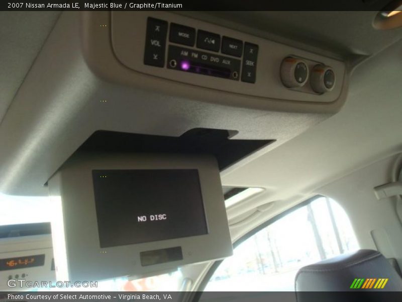 Majestic Blue / Graphite/Titanium 2007 Nissan Armada LE