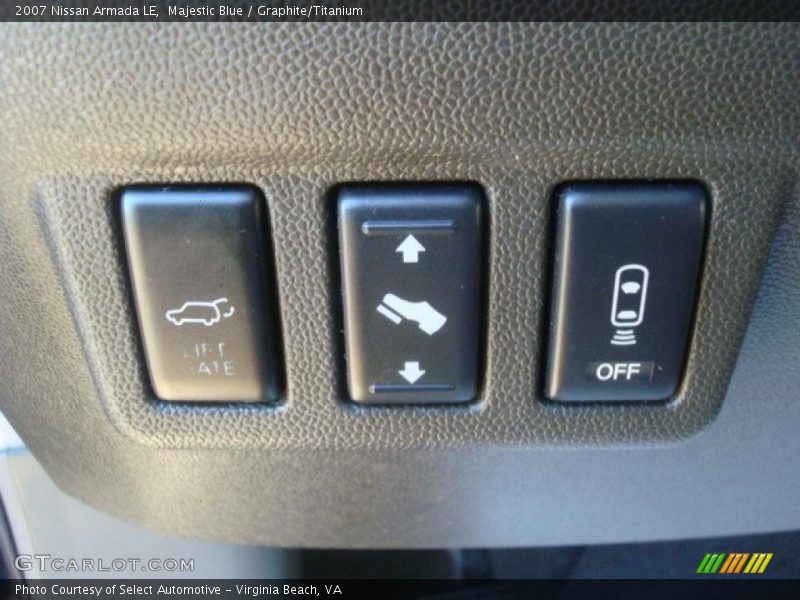 Majestic Blue / Graphite/Titanium 2007 Nissan Armada LE