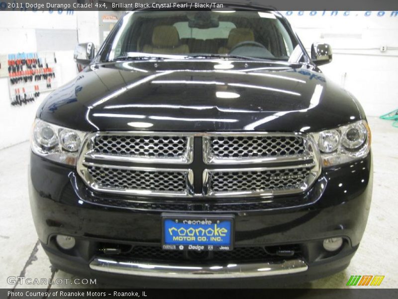 Brilliant Black Crystal Pearl / Black/Tan 2011 Dodge Durango Citadel 4x4