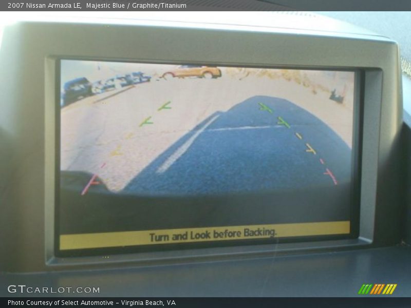 Majestic Blue / Graphite/Titanium 2007 Nissan Armada LE