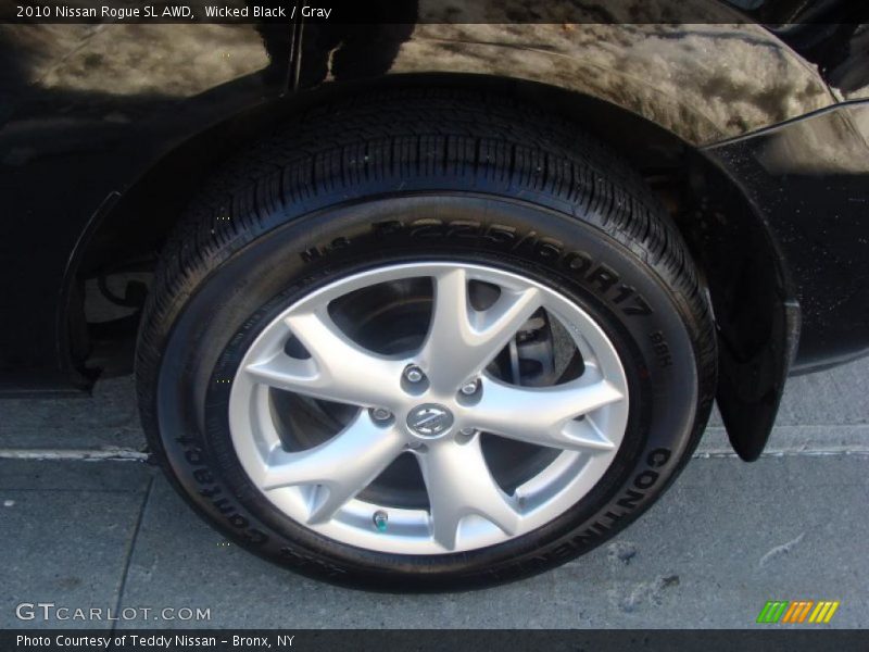 Wicked Black / Gray 2010 Nissan Rogue SL AWD