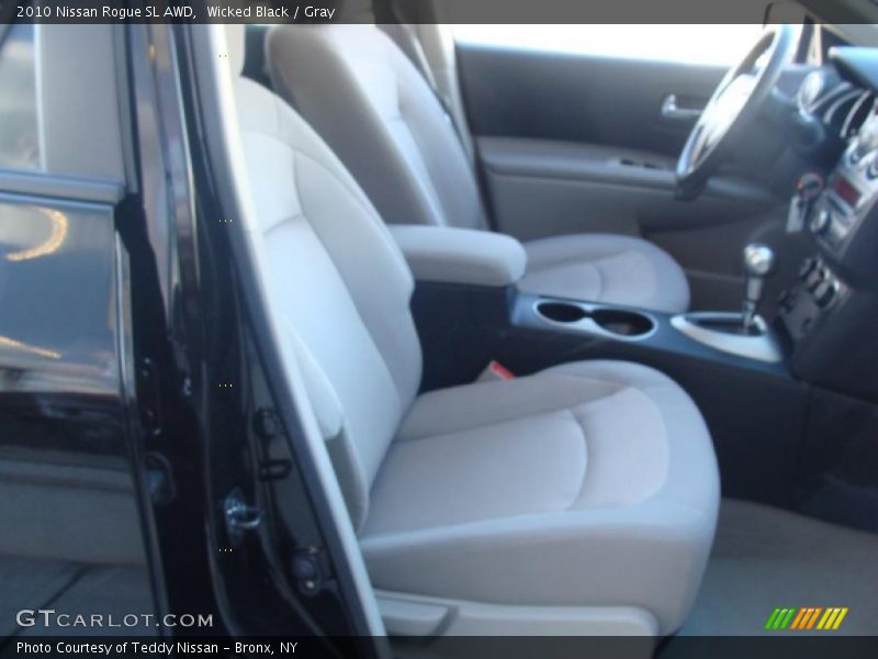Wicked Black / Gray 2010 Nissan Rogue SL AWD