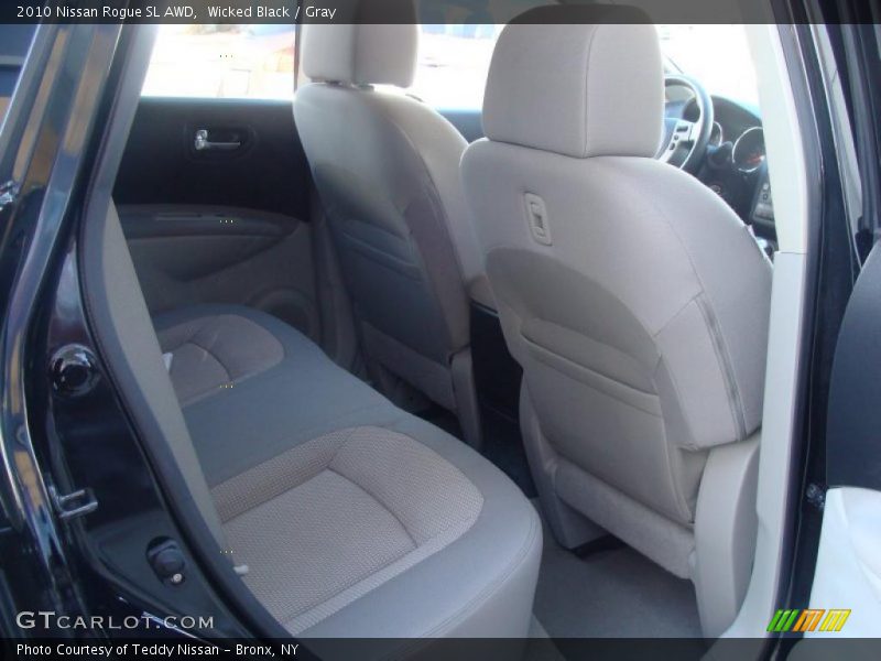 Wicked Black / Gray 2010 Nissan Rogue SL AWD