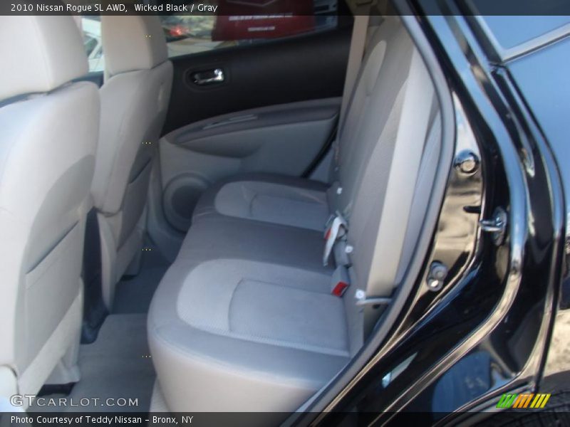 Wicked Black / Gray 2010 Nissan Rogue SL AWD