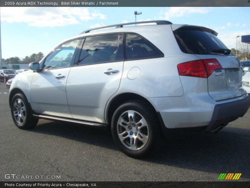 Billet Silver Metallic / Parchment 2009 Acura MDX Technology