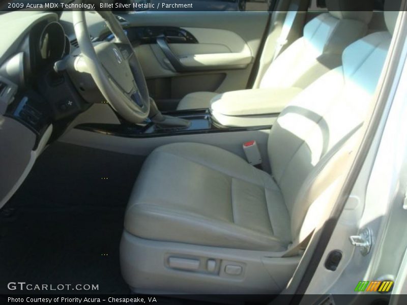 Billet Silver Metallic / Parchment 2009 Acura MDX Technology