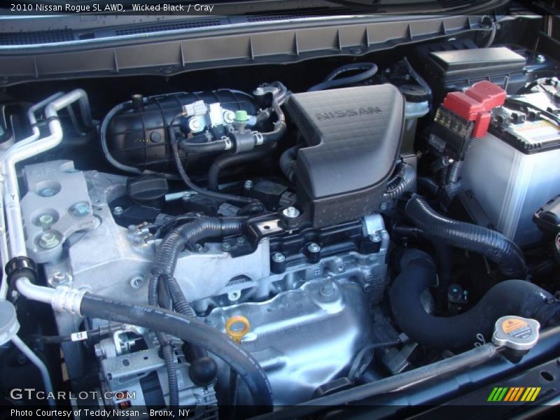 Wicked Black / Gray 2010 Nissan Rogue SL AWD