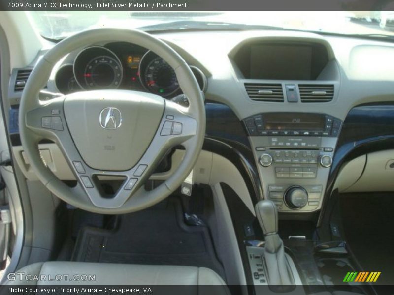 Billet Silver Metallic / Parchment 2009 Acura MDX Technology
