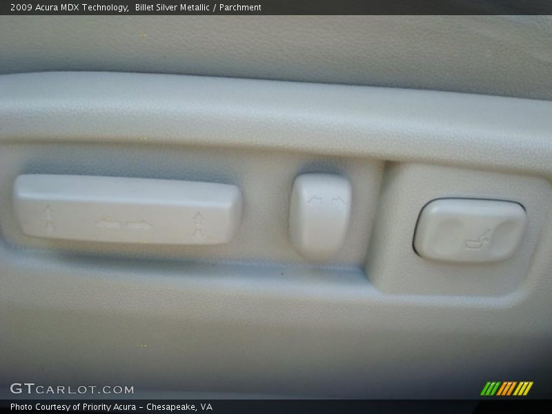 Billet Silver Metallic / Parchment 2009 Acura MDX Technology
