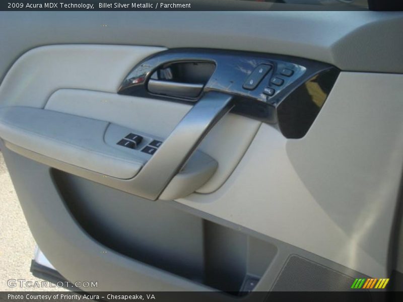 Billet Silver Metallic / Parchment 2009 Acura MDX Technology