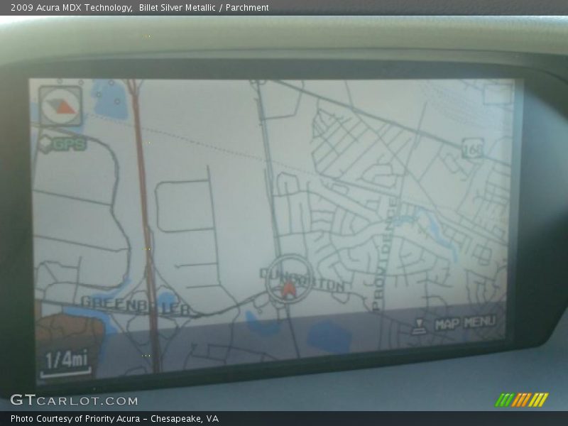 Billet Silver Metallic / Parchment 2009 Acura MDX Technology