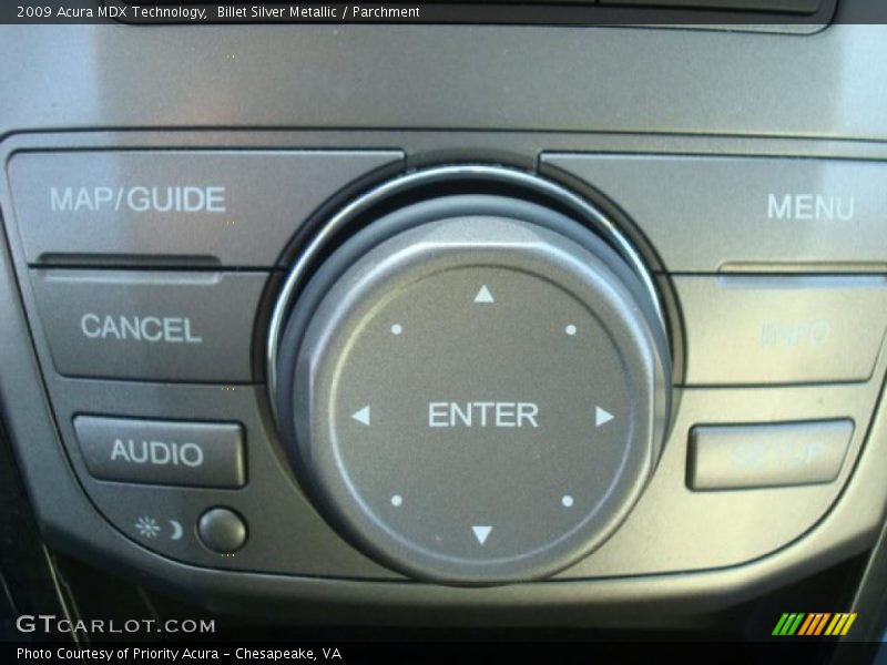 Billet Silver Metallic / Parchment 2009 Acura MDX Technology