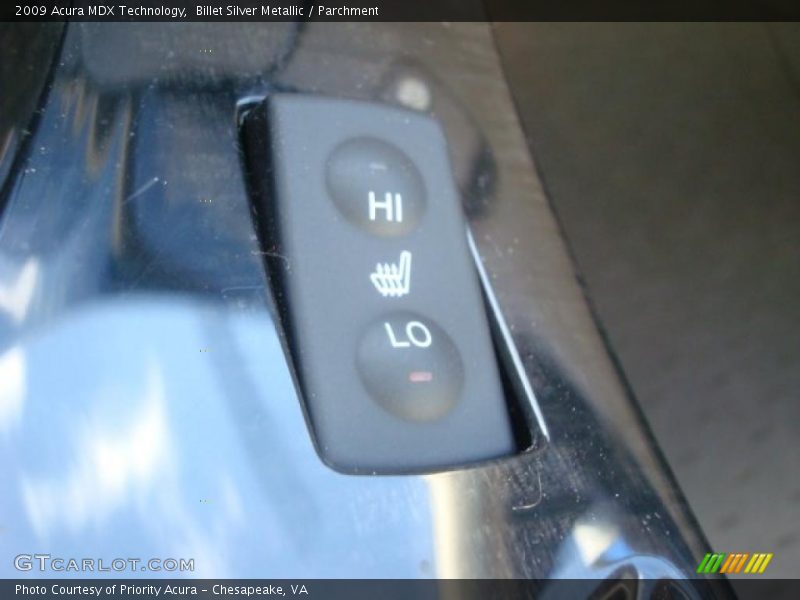 Billet Silver Metallic / Parchment 2009 Acura MDX Technology