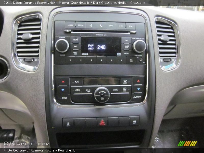 Controls of 2011 Durango Express 4x4