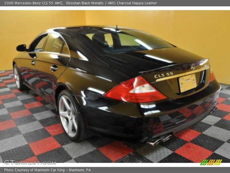 Obsidian Black Metallic / AMG Charcoal Nappa Leather 2006 Mercedes-Benz CLS 55 AMG