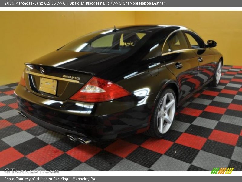 Obsidian Black Metallic / AMG Charcoal Nappa Leather 2006 Mercedes-Benz CLS 55 AMG