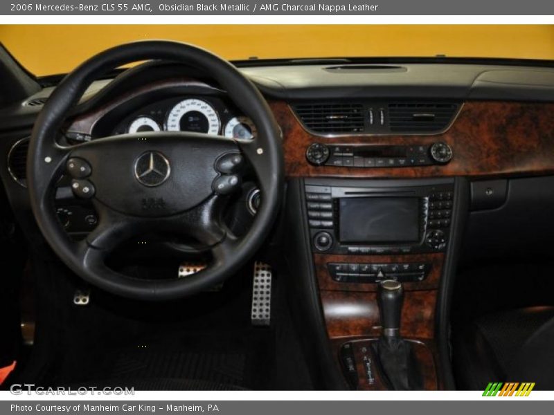 Obsidian Black Metallic / AMG Charcoal Nappa Leather 2006 Mercedes-Benz CLS 55 AMG