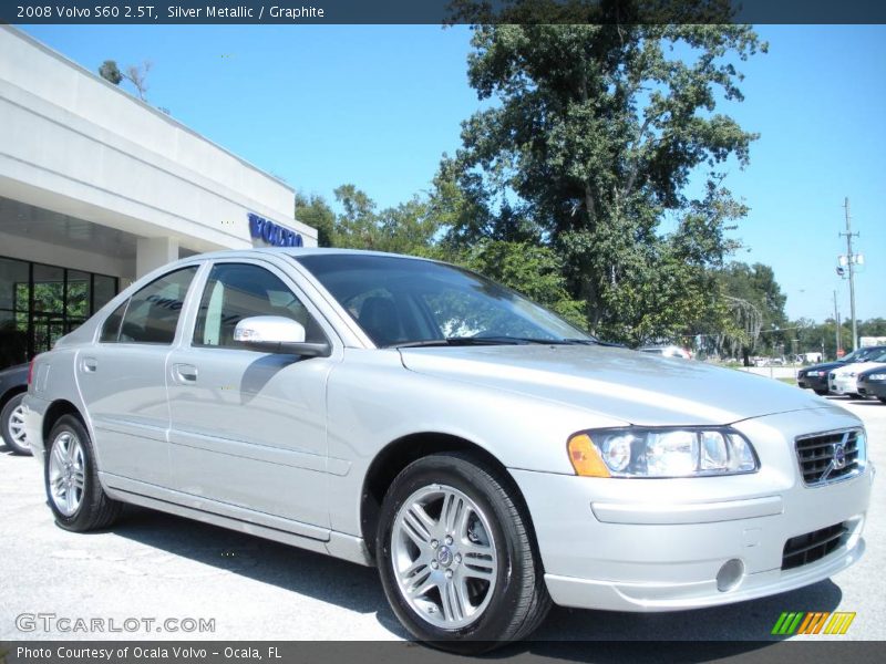 Silver Metallic / Graphite 2008 Volvo S60 2.5T