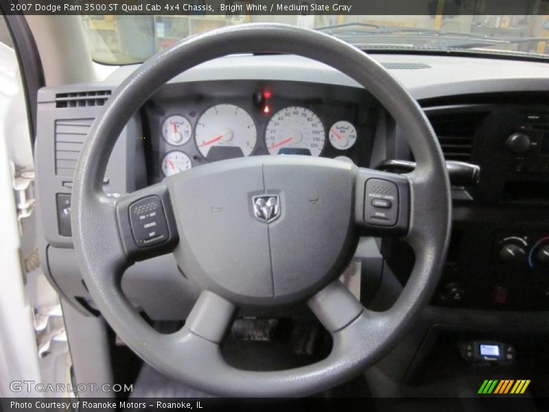  2007 Ram 3500 ST Quad Cab 4x4 Chassis Steering Wheel