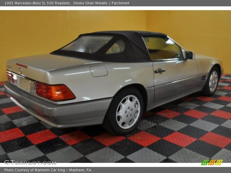 Smoke Silver Metallic / Parchment 1993 Mercedes-Benz SL 500 Roadster