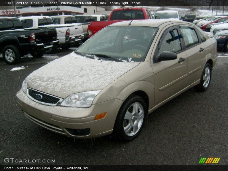 Pueblo Gold Metallic / Dark Pebble/Light Pebble 2007 Ford Focus ZX4 SES Sedan