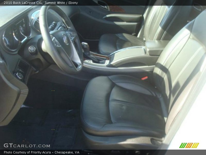 Summit White / Ebony 2010 Buick LaCrosse CXL