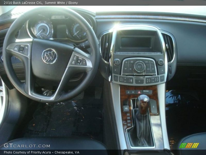 Summit White / Ebony 2010 Buick LaCrosse CXL