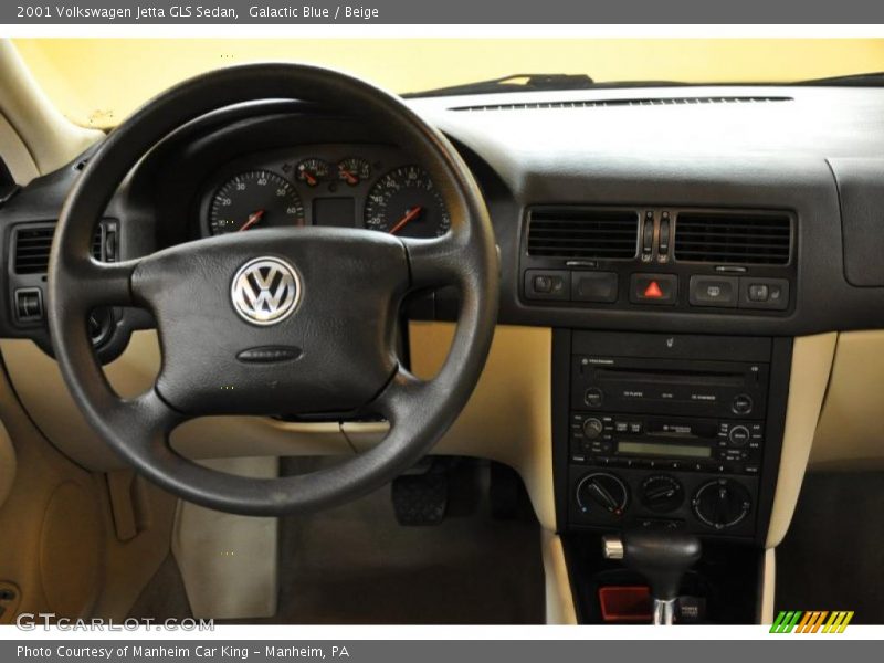 Galactic Blue / Beige 2001 Volkswagen Jetta GLS Sedan