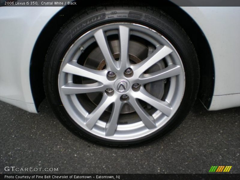 Crystal White / Black 2006 Lexus IS 350