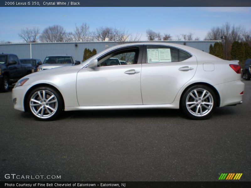 Crystal White / Black 2006 Lexus IS 350