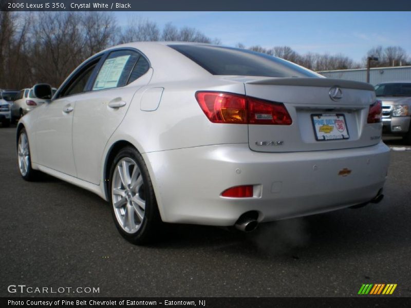 Crystal White / Black 2006 Lexus IS 350