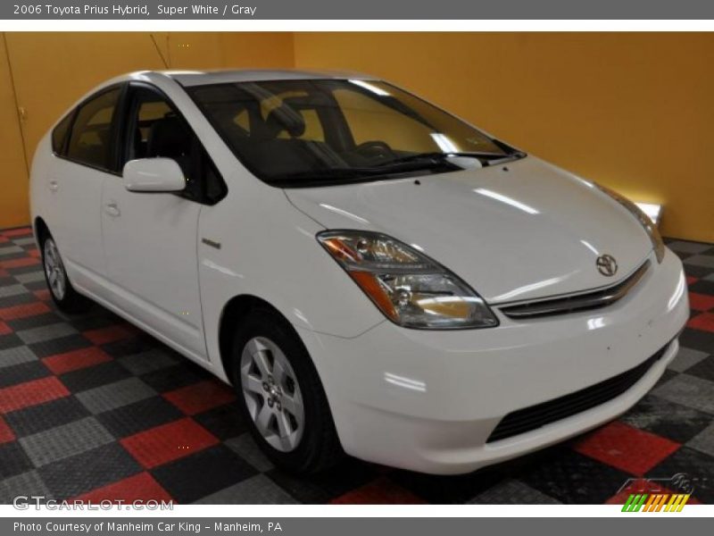 Super White / Gray 2006 Toyota Prius Hybrid