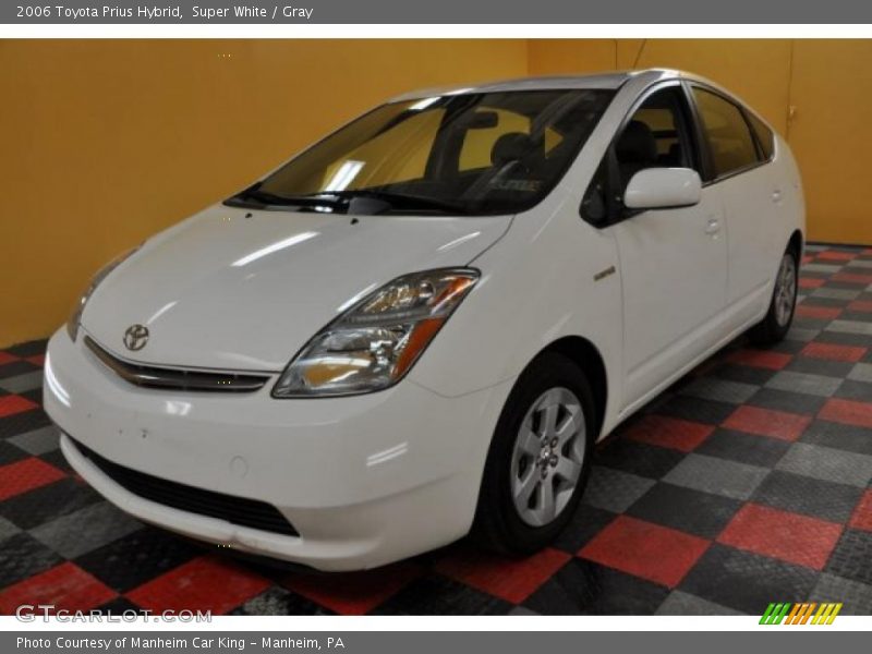 Super White / Gray 2006 Toyota Prius Hybrid