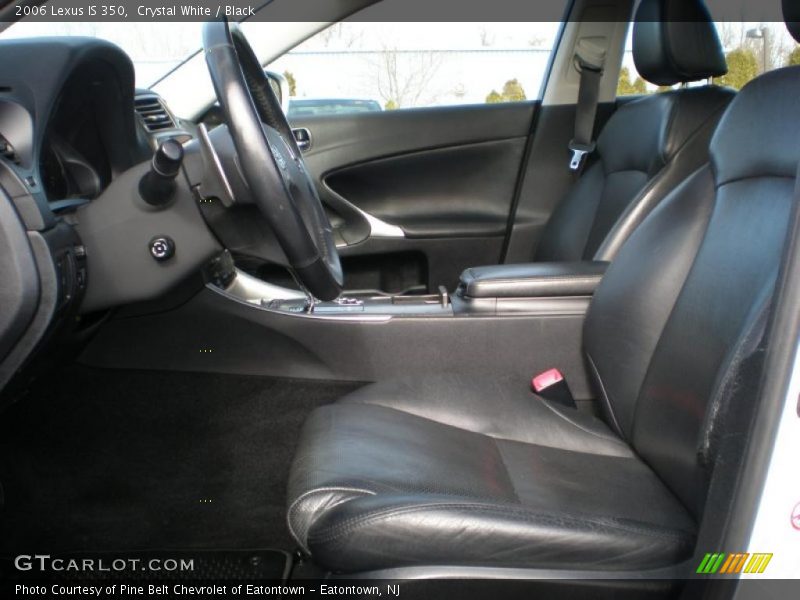 Crystal White / Black 2006 Lexus IS 350